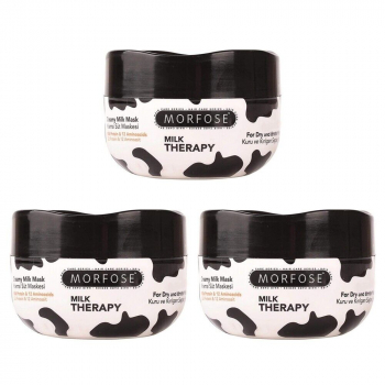 3x Morfose Milk Therapy Haarmaske 500 ml